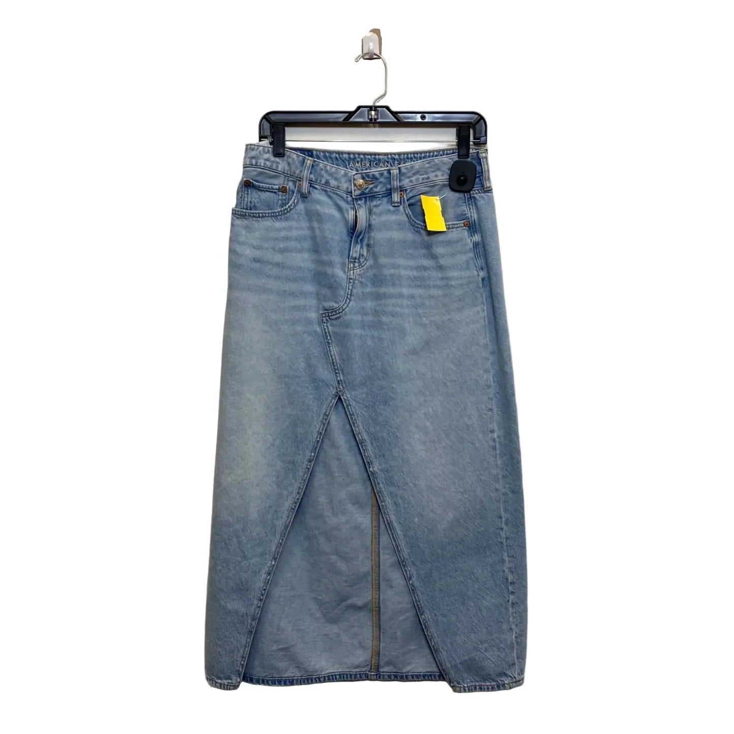 Skirt Maxi By American Eagle In Blue Denim, Size: S
