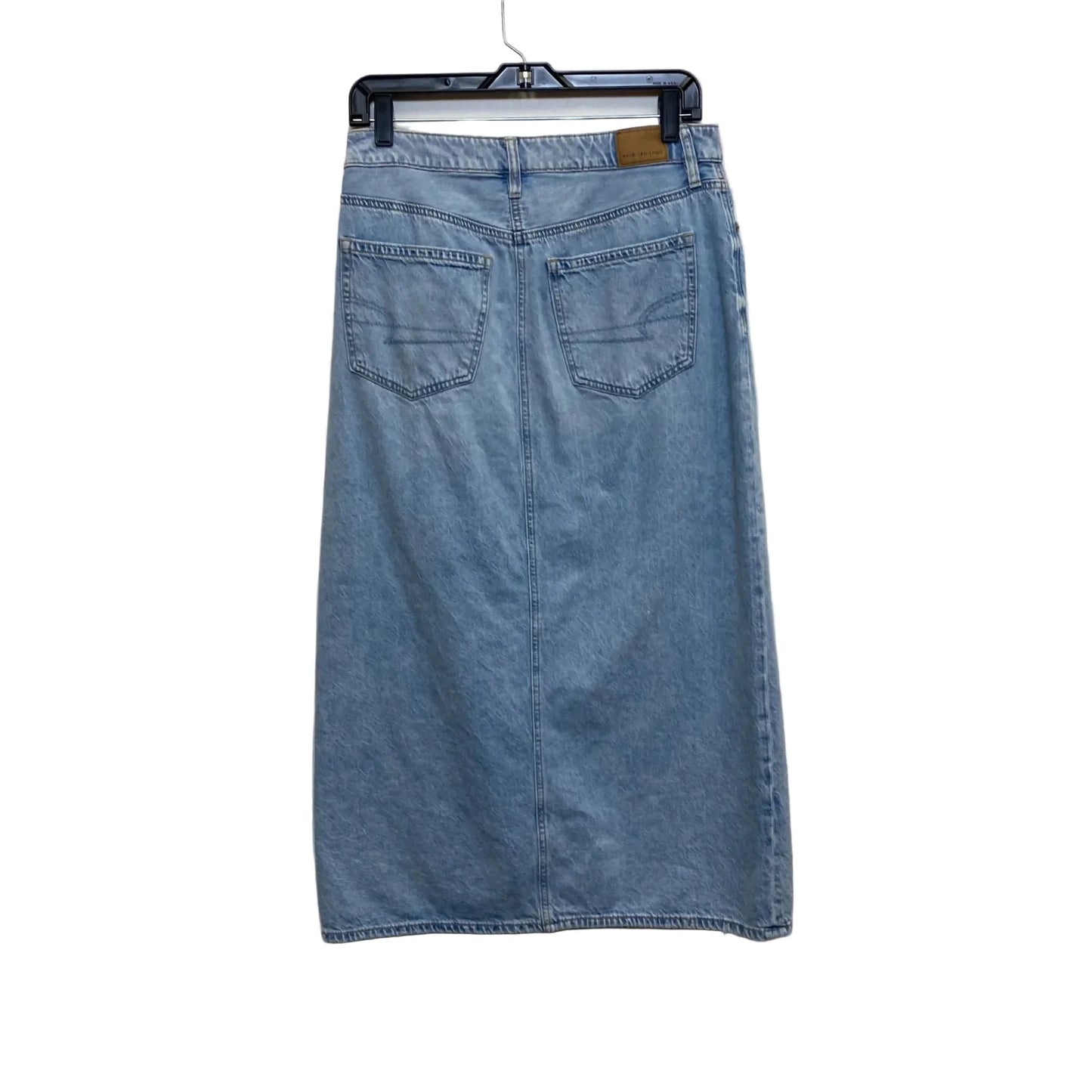 Skirt Maxi By American Eagle In Blue Denim, Size: S