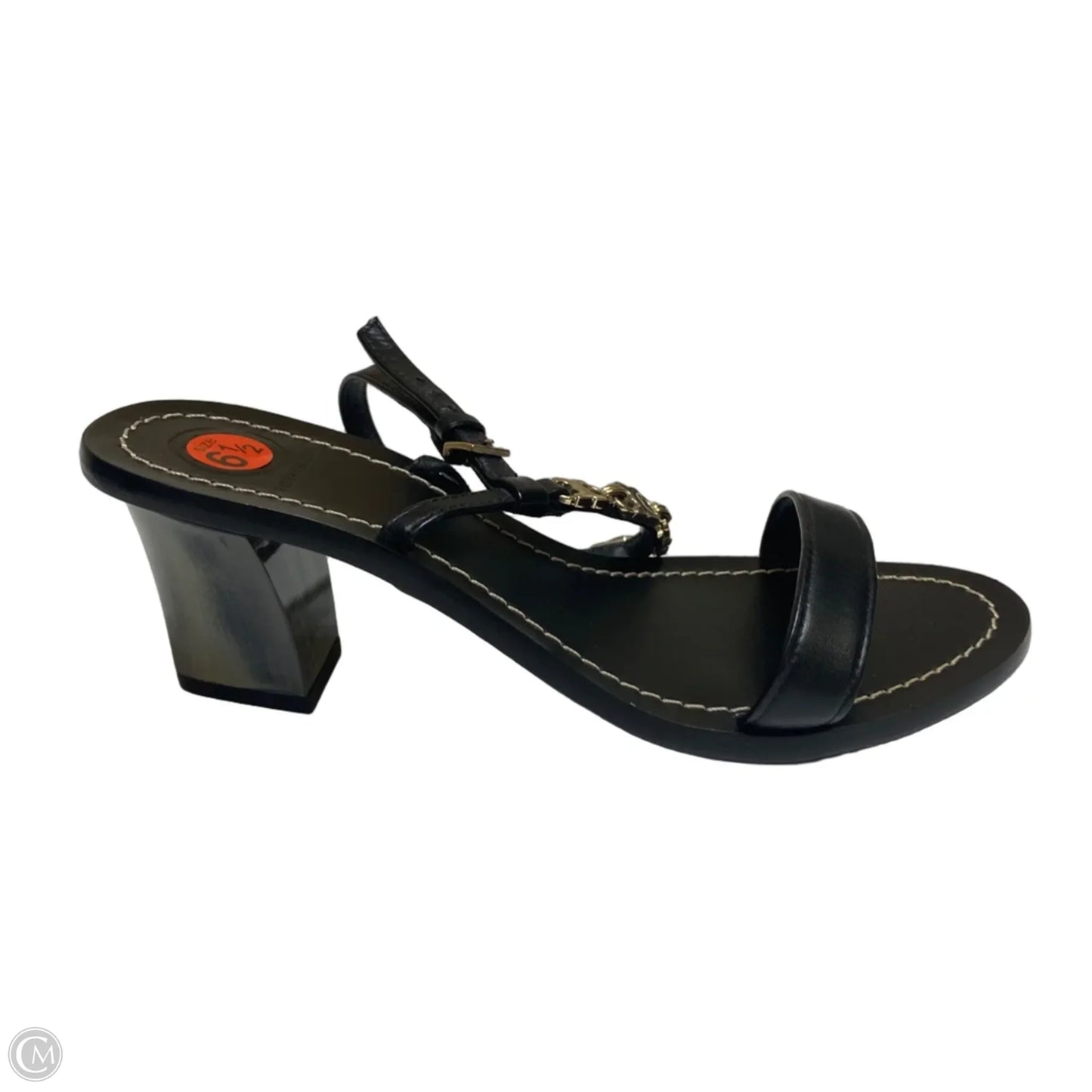 Sandals Designer By Tory Burch In Black, Size: 6.5
