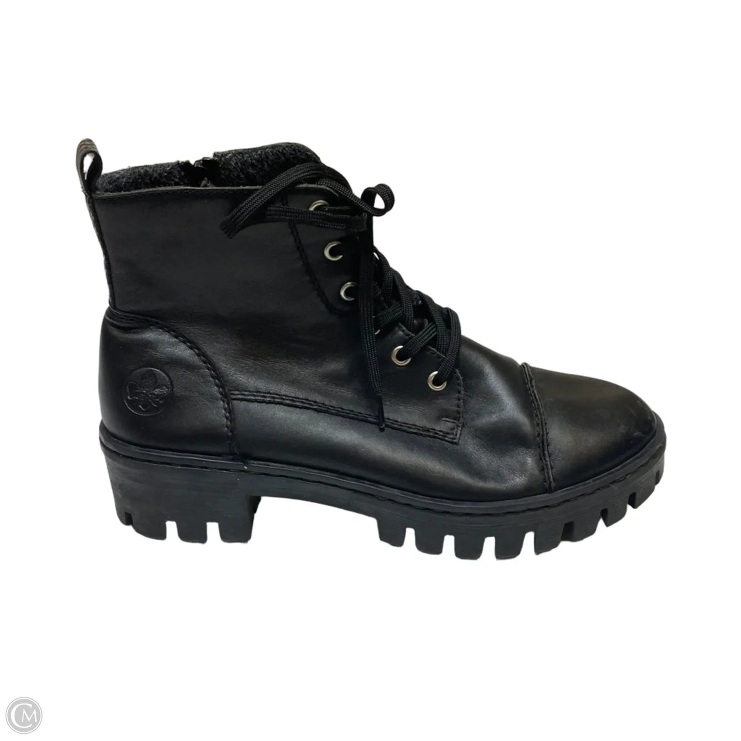 Boots Ankle Flats By Rieker In Black, Size: 10.5