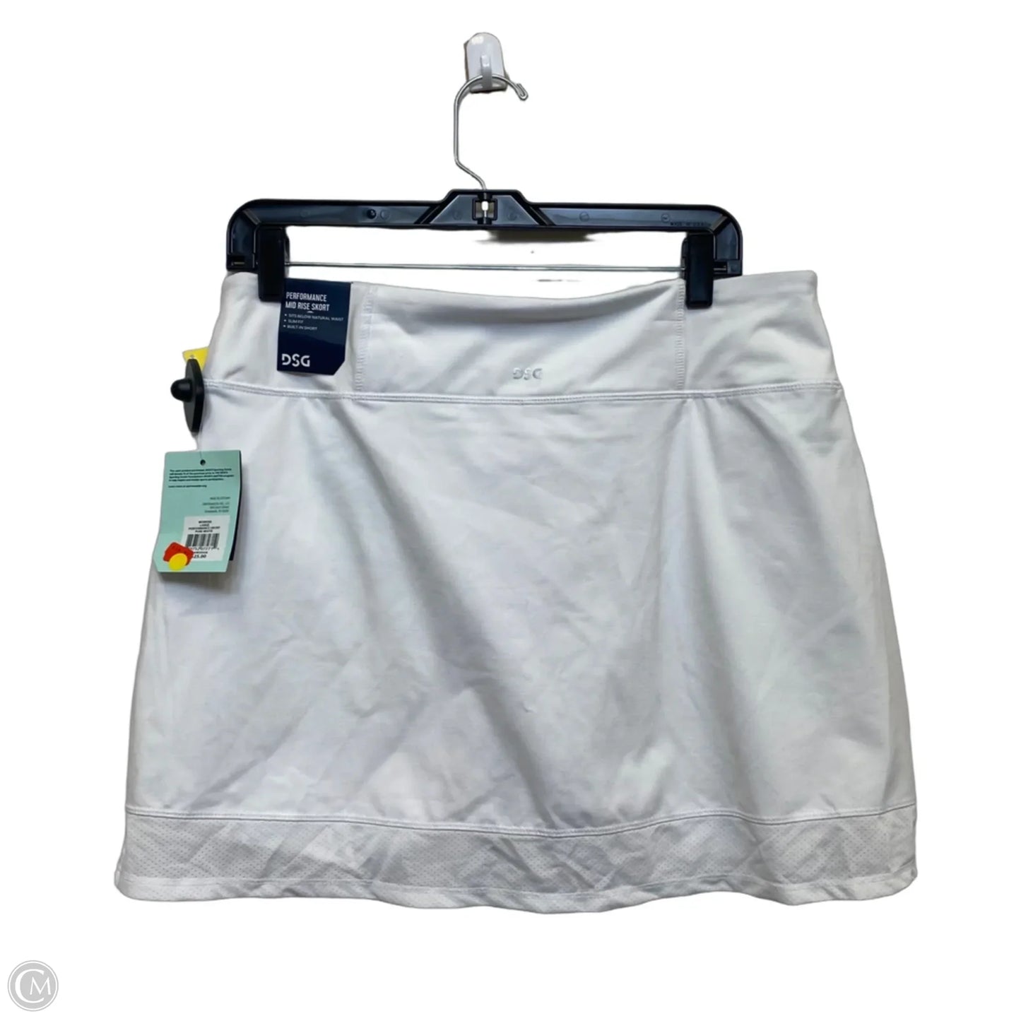 Athletic Skort By Dsg Outerwear In White, Size: L