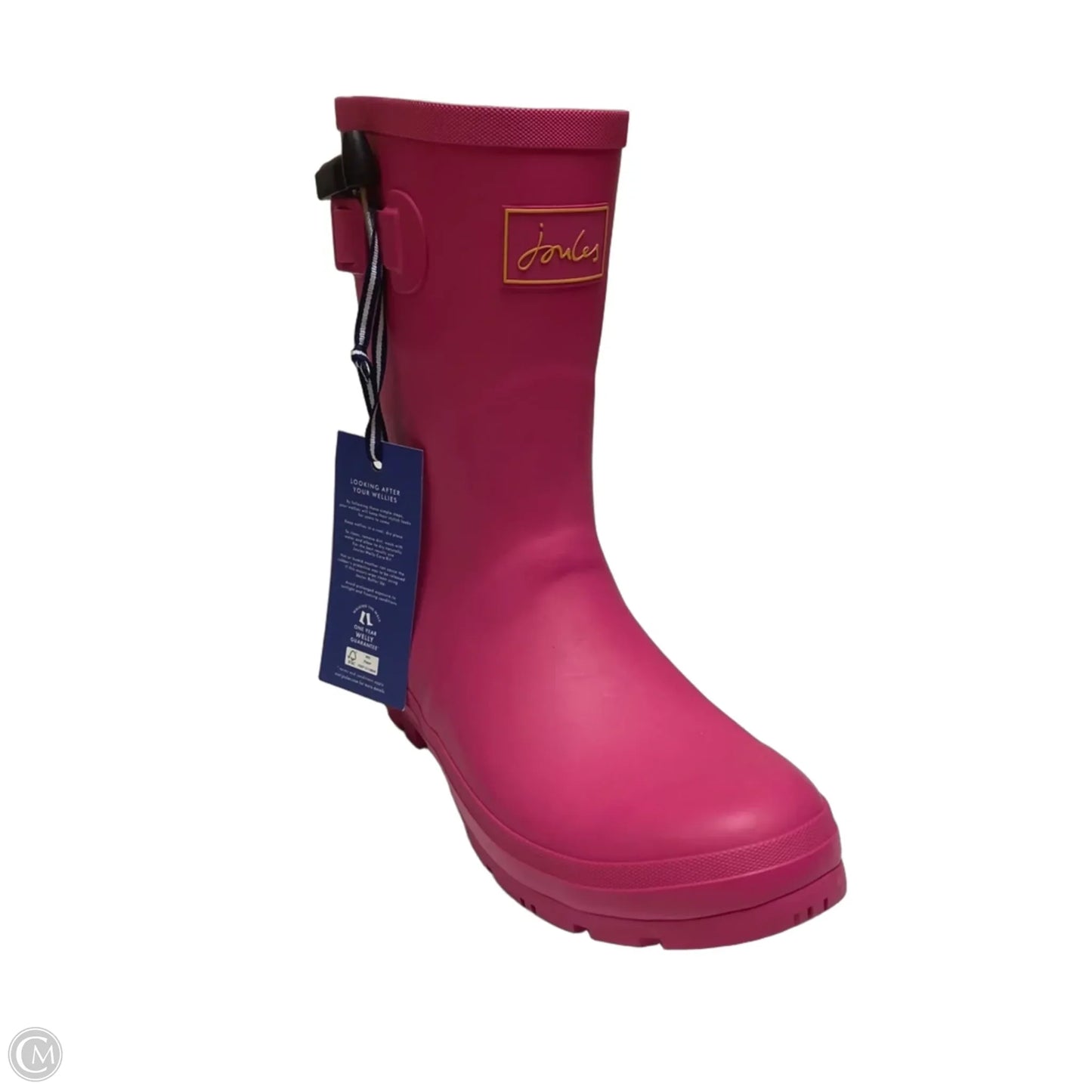 Boots Rain By Joules In Pink, Size: 10
