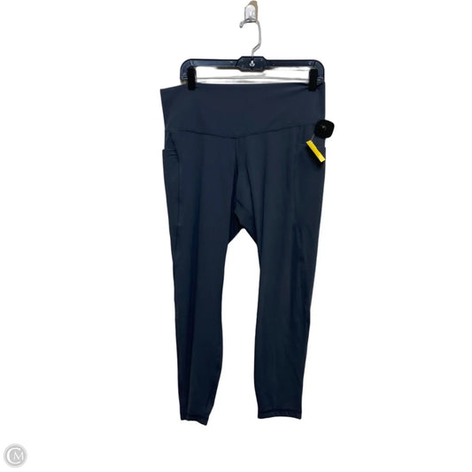 Athletic Leggings By Members Mark In Grey, Size: Xxl