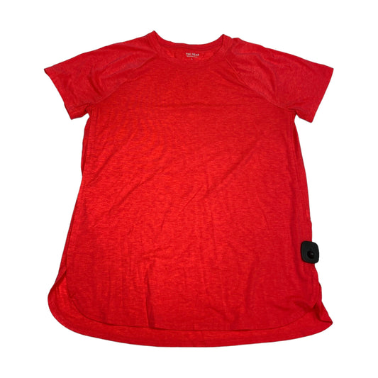 Red Athletic Top Short Sleeve Tek Gear, Size L