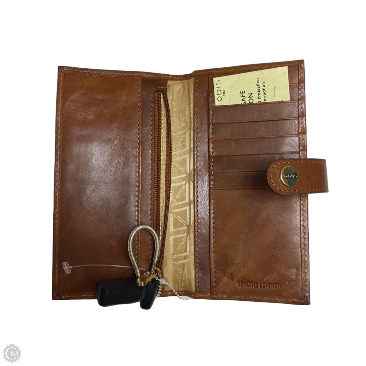 Wallet Leather By Lodis, Size: Medium