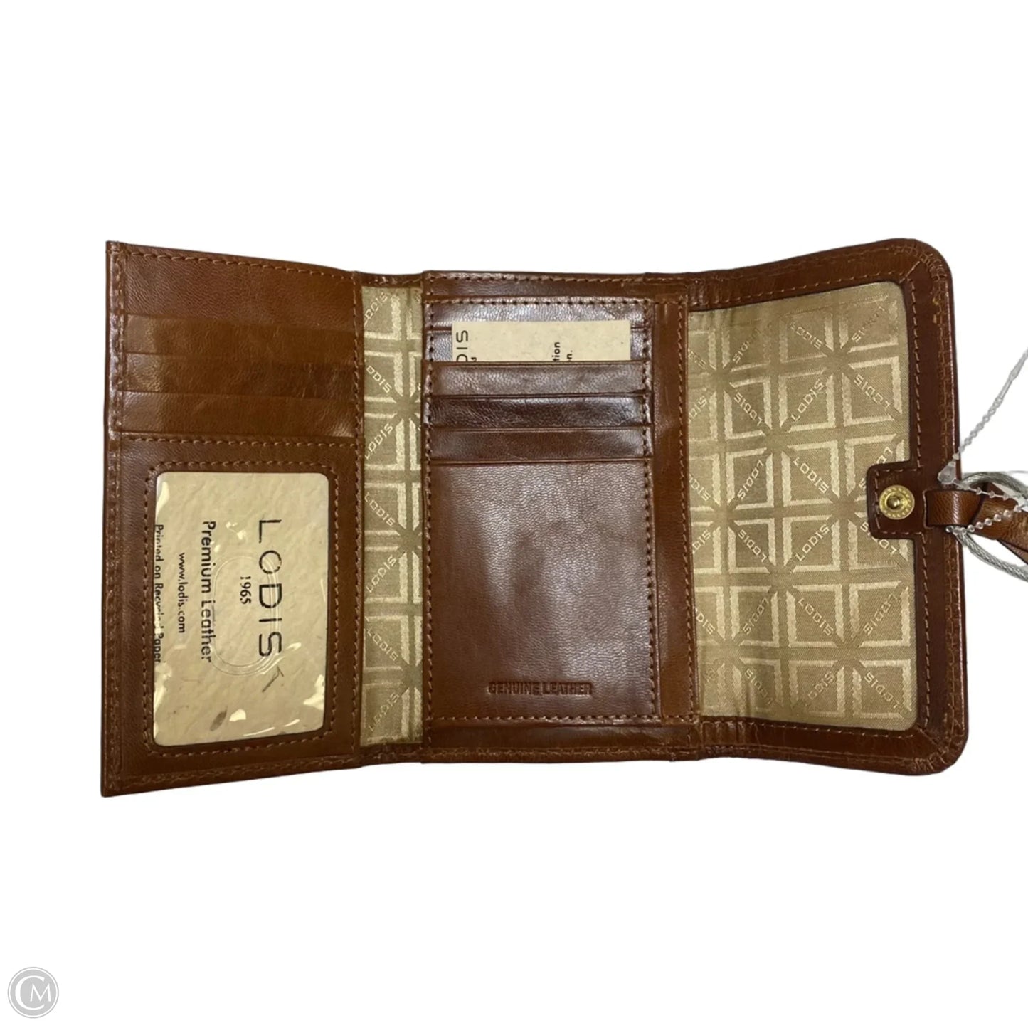 Wallet Leather By Lodis, Size: Medium