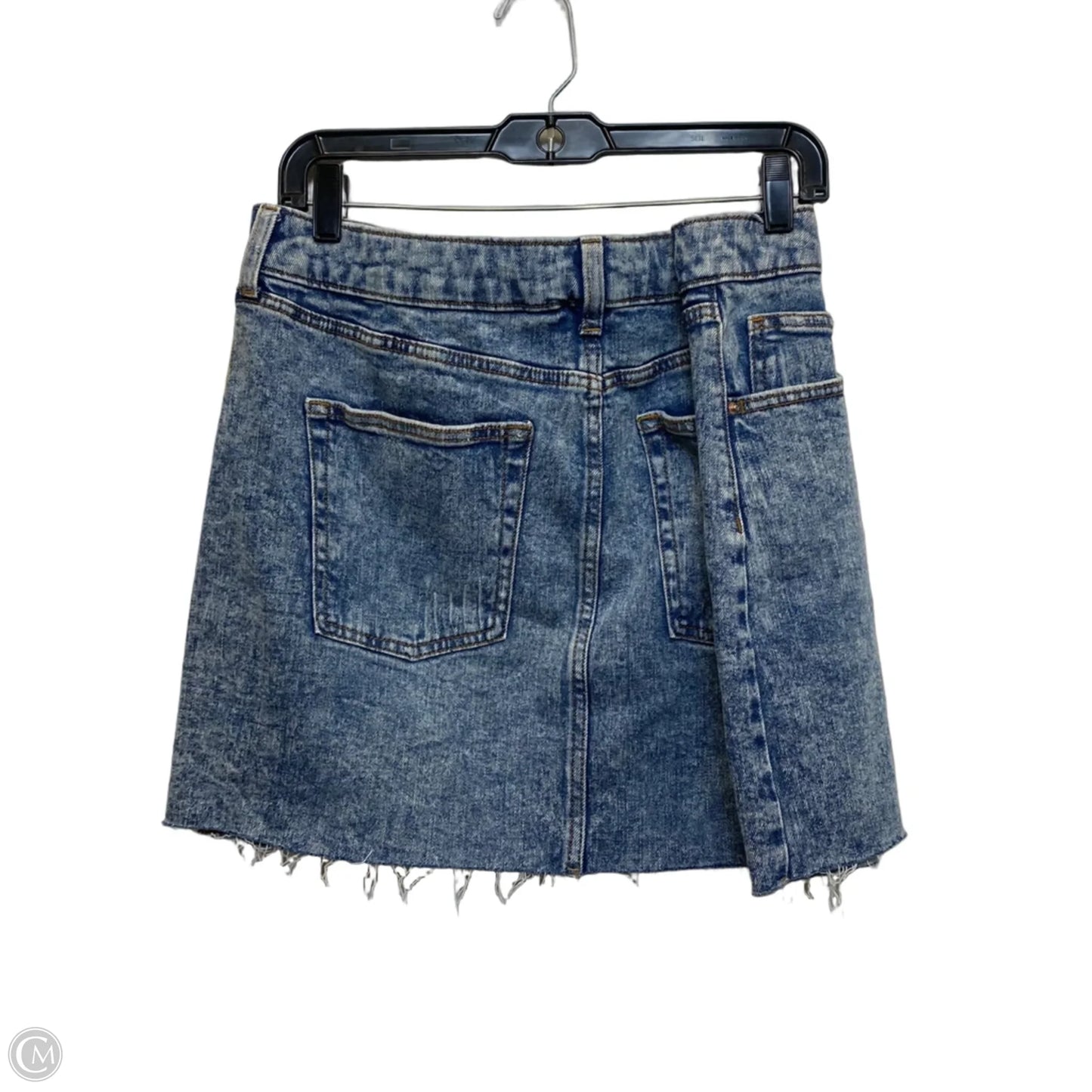 Skirt Mini & Short By Wild Fable In Blue Denim, Size: 1x