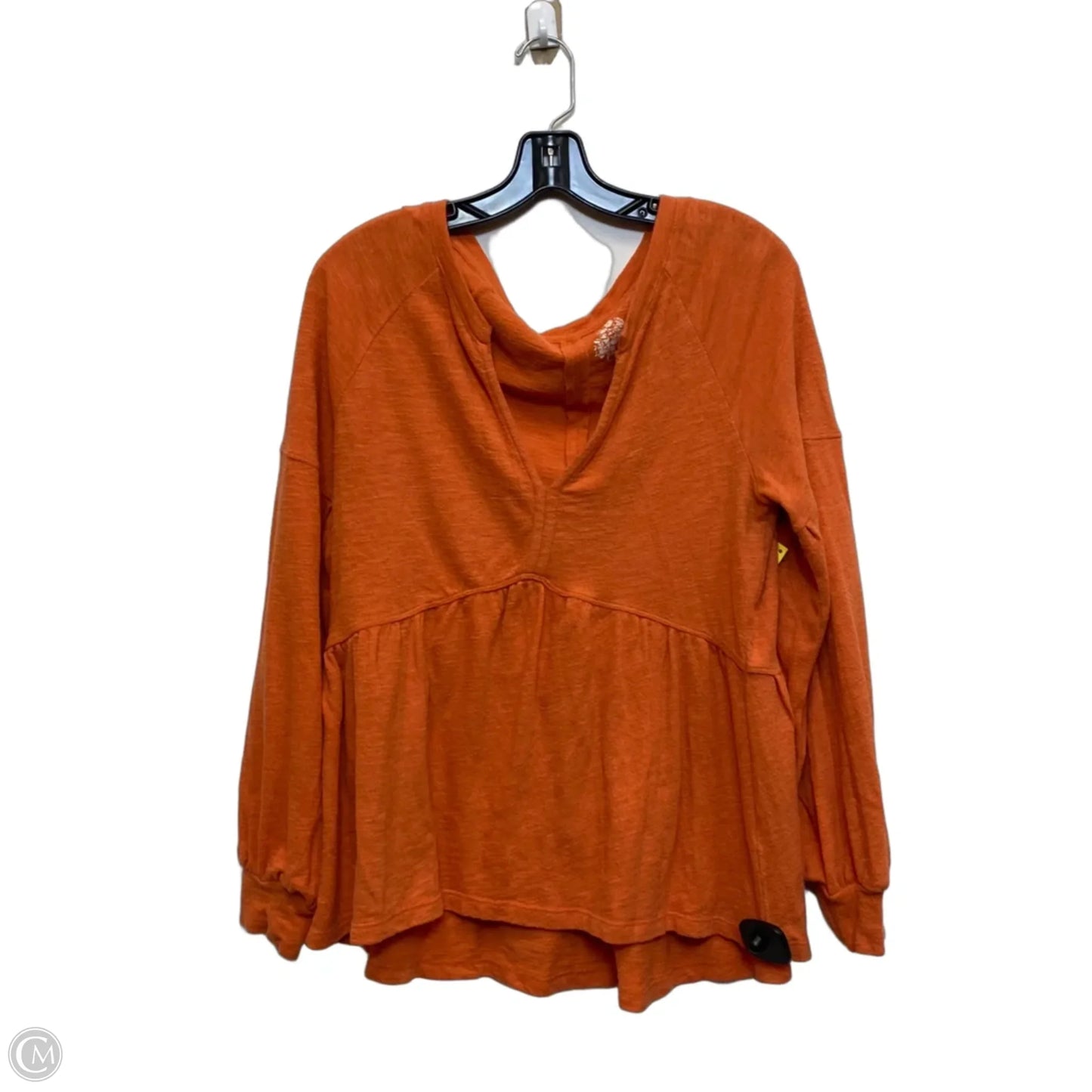 Top Long Sleeve By Pilcro In Orange, Size: S