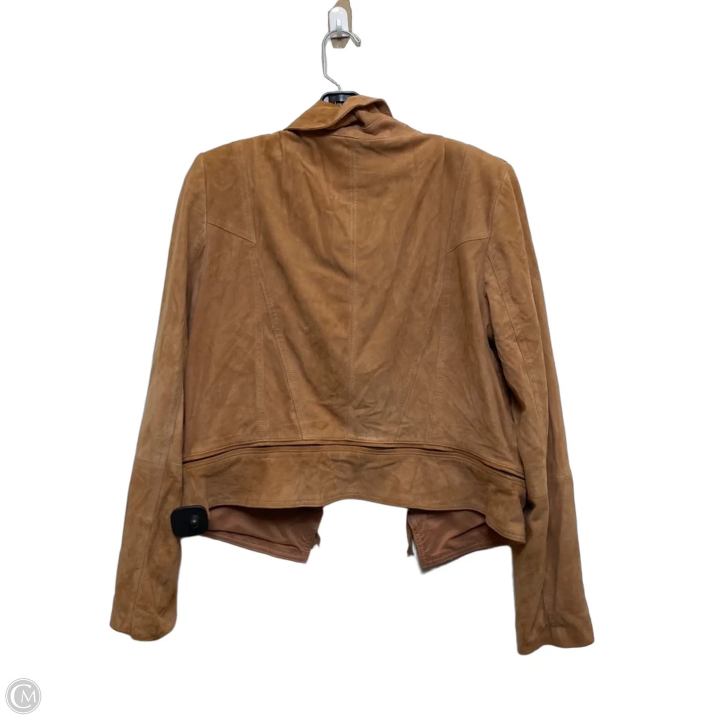 Jacket Leather By White House Black Market In Brown, Size: L