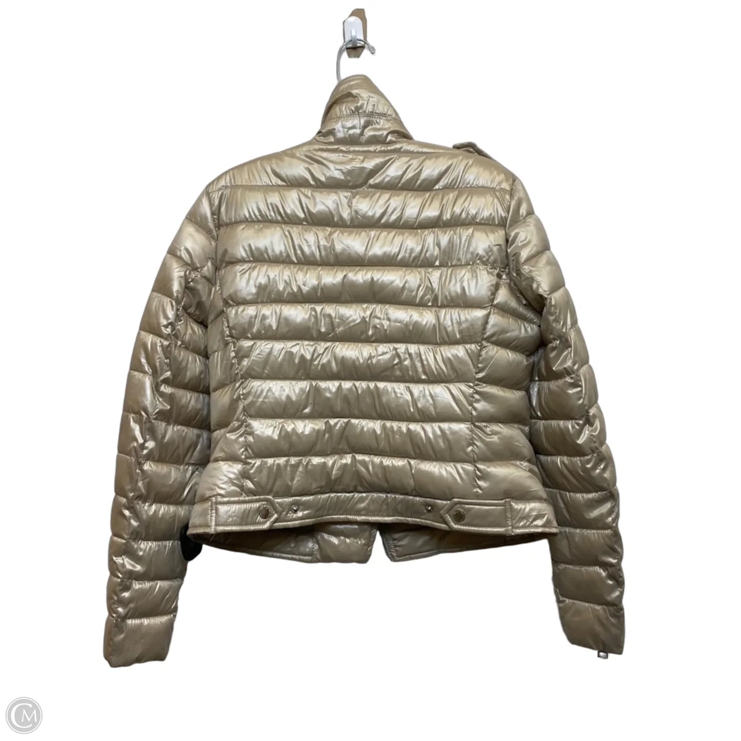 Jacket Puffer & Quilted By Dkny In Tan, Size: M