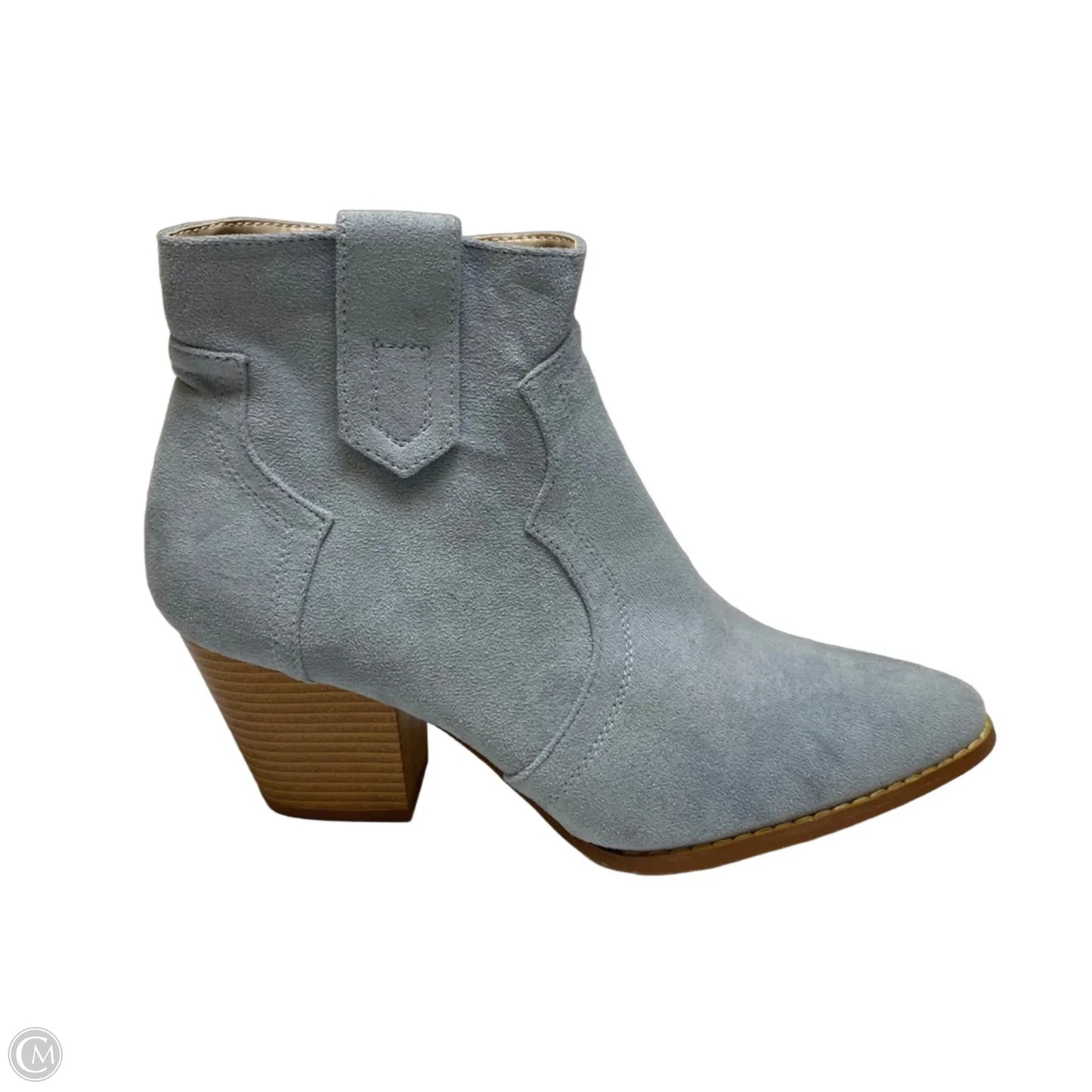 Boots Ankle Heels By Lulus In Blue, Size: 8