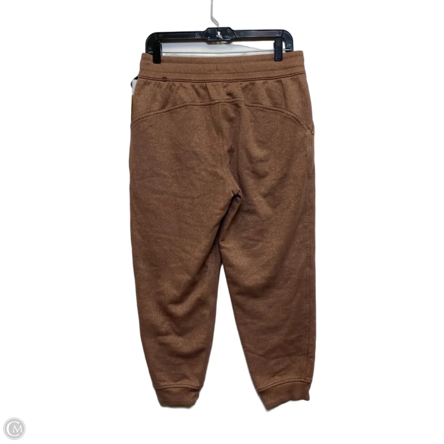 Athletic Pants Designer By Lululemon In Brown & Gold, Size: M