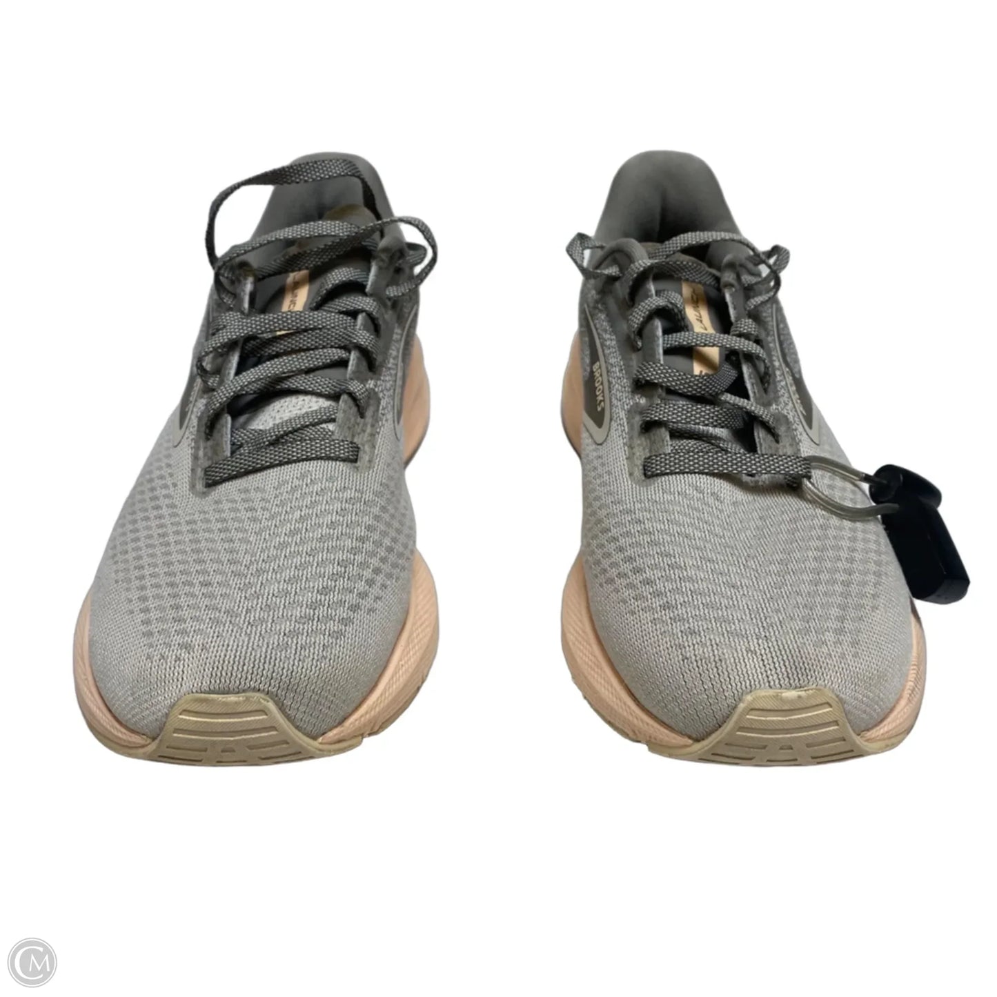 Shoes Athletic By Brooks In Grey & Pink, Size: 6.5