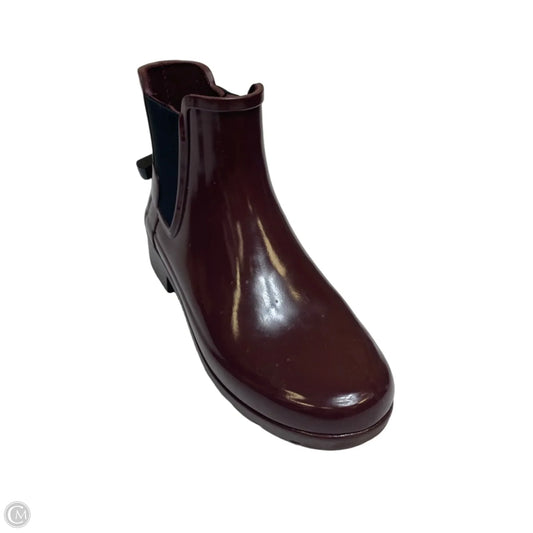 Boots Designer By Hunter In Red, Size: 6