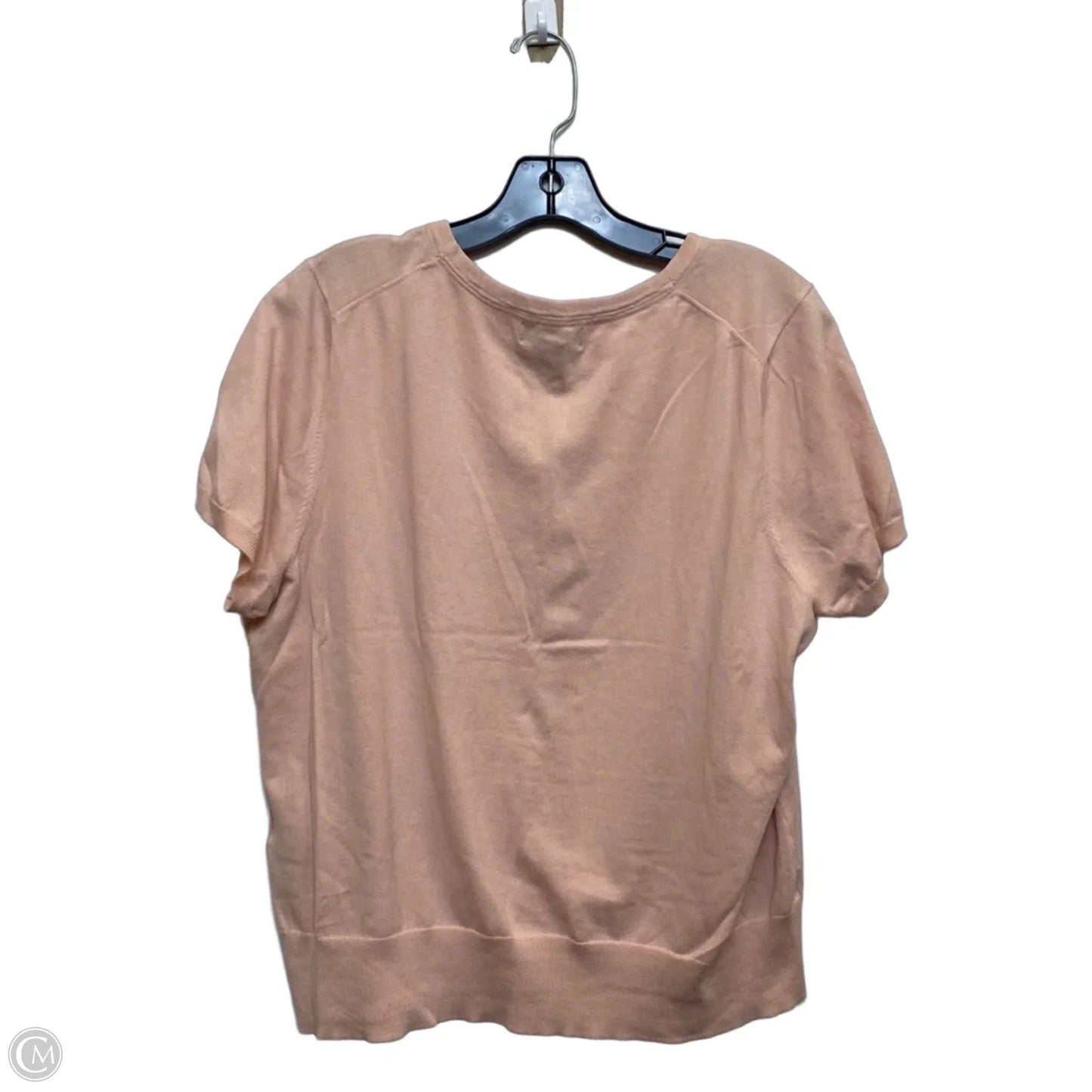 Top Short Sleeve By Lands End In Pink, Size: Xl