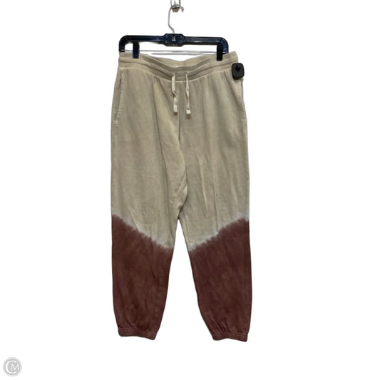Pants Lounge By Olive And Oak In Brown & Tan, Size: L