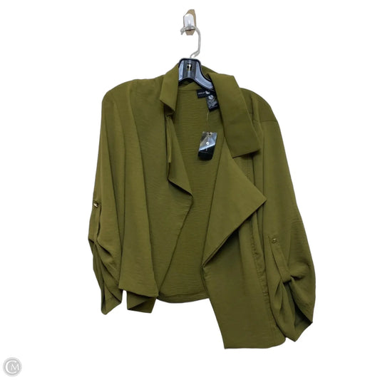 Blazer By Ashley Stewart In Green, Size: 1x