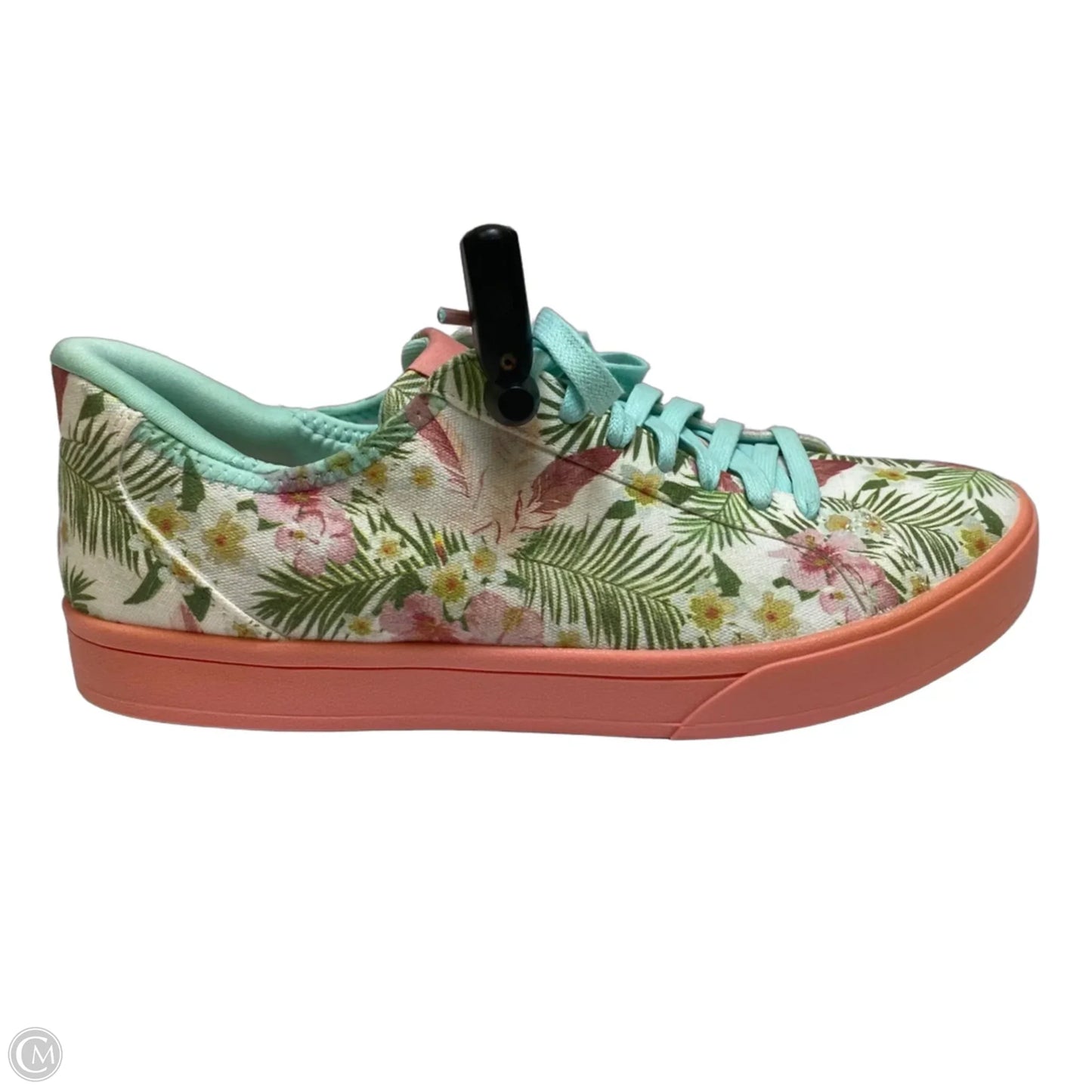 Shoes Sneakers By Kizik In Green & Pink, Size: 7.5