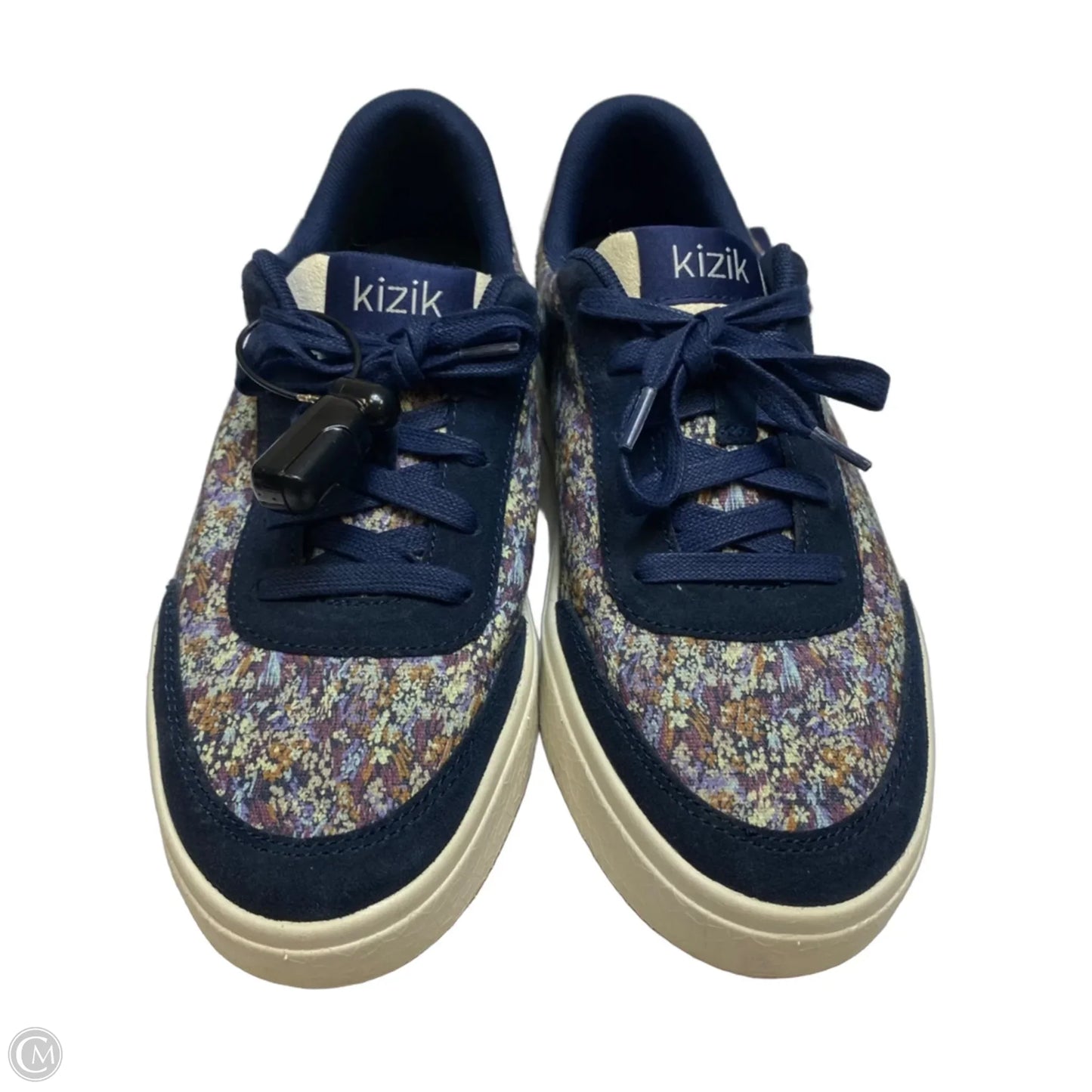 Shoes Sneakers By Kizik In Blue & Cream, Size: 7.5