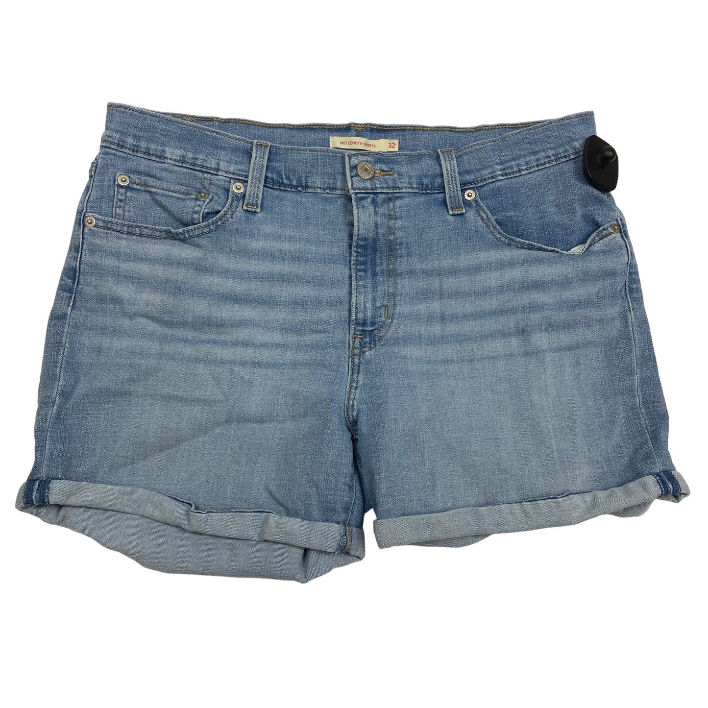 Blue Denim Shorts Levis, Size 14