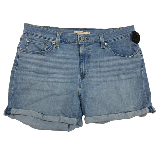 Blue Denim Shorts Levis, Size 14