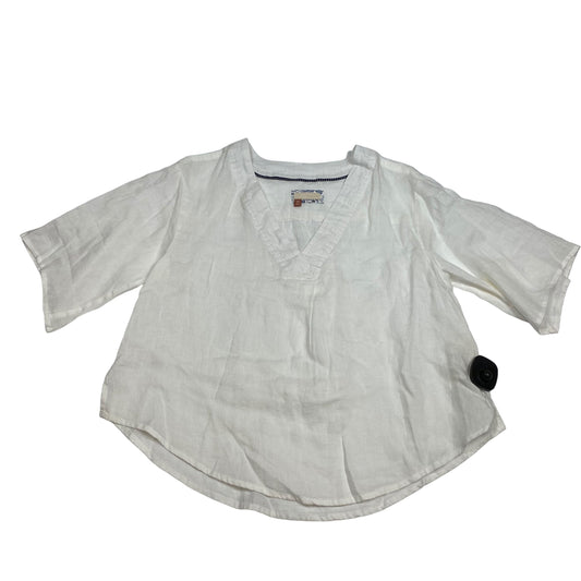 White Top Short Sleeve Pilcro, Size Xxs