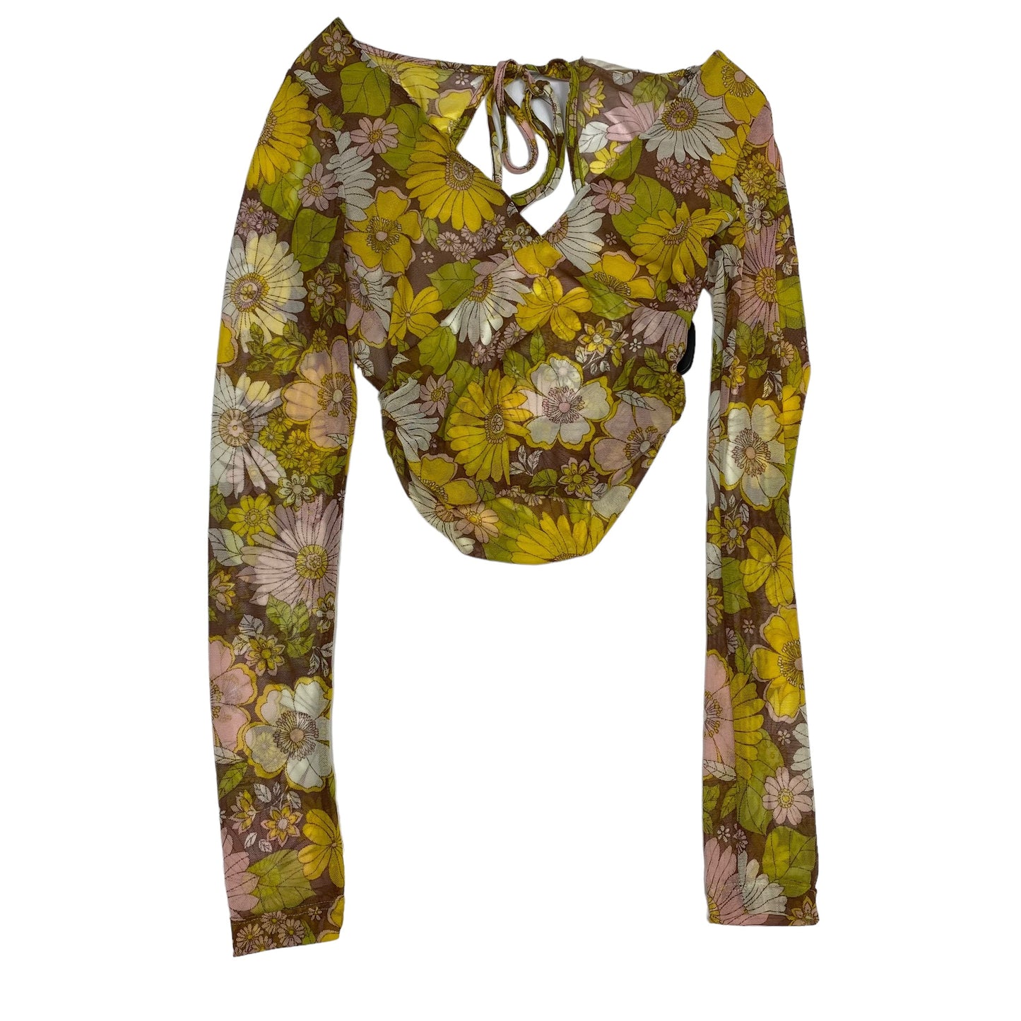 Top Long Sleeve By Altard State In Yellow, Size: Xs