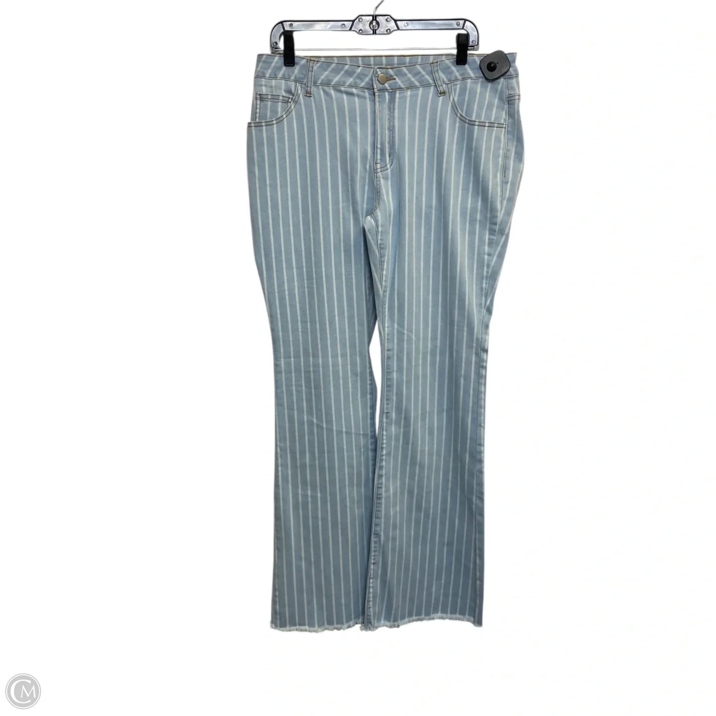 Jeans Straight By Shein In Blue Denim, Size: 14