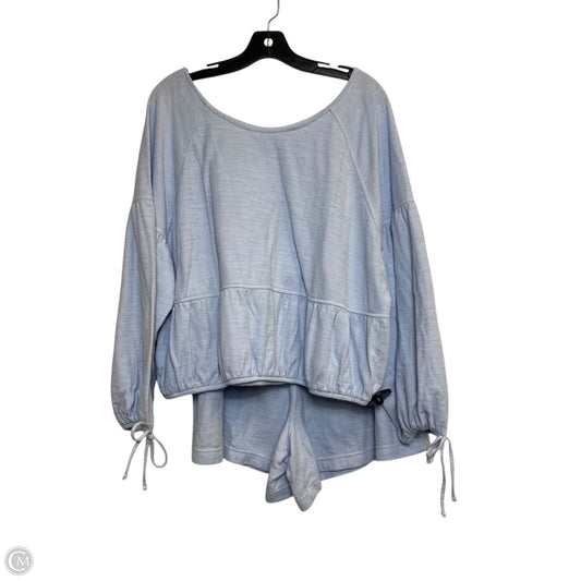 Lounge Set Shorts By Aerie In Blue, Size: Xl