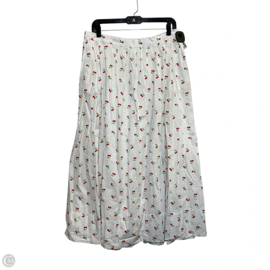 Skirt Maxi By Aerie In White, Size: Xl