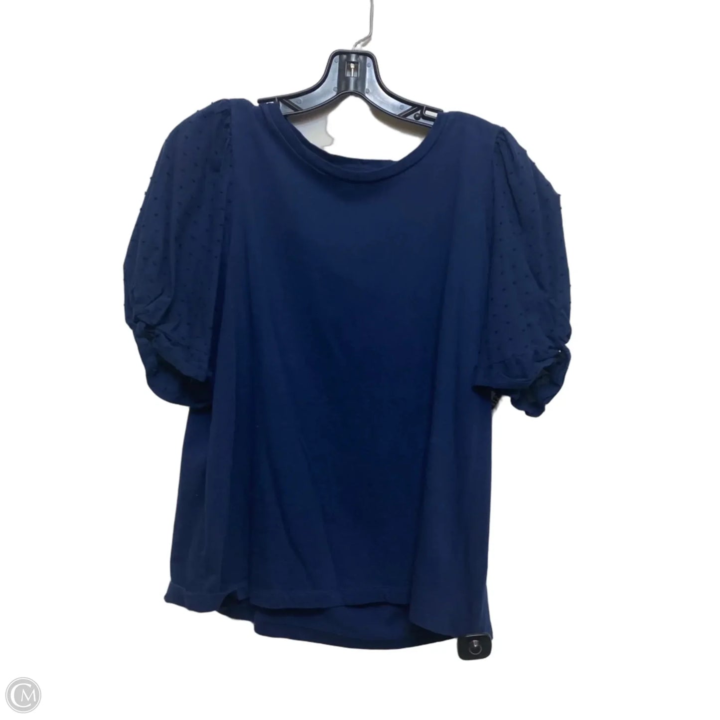 Top Short Sleeve By J. Crew In Blue, Size: L