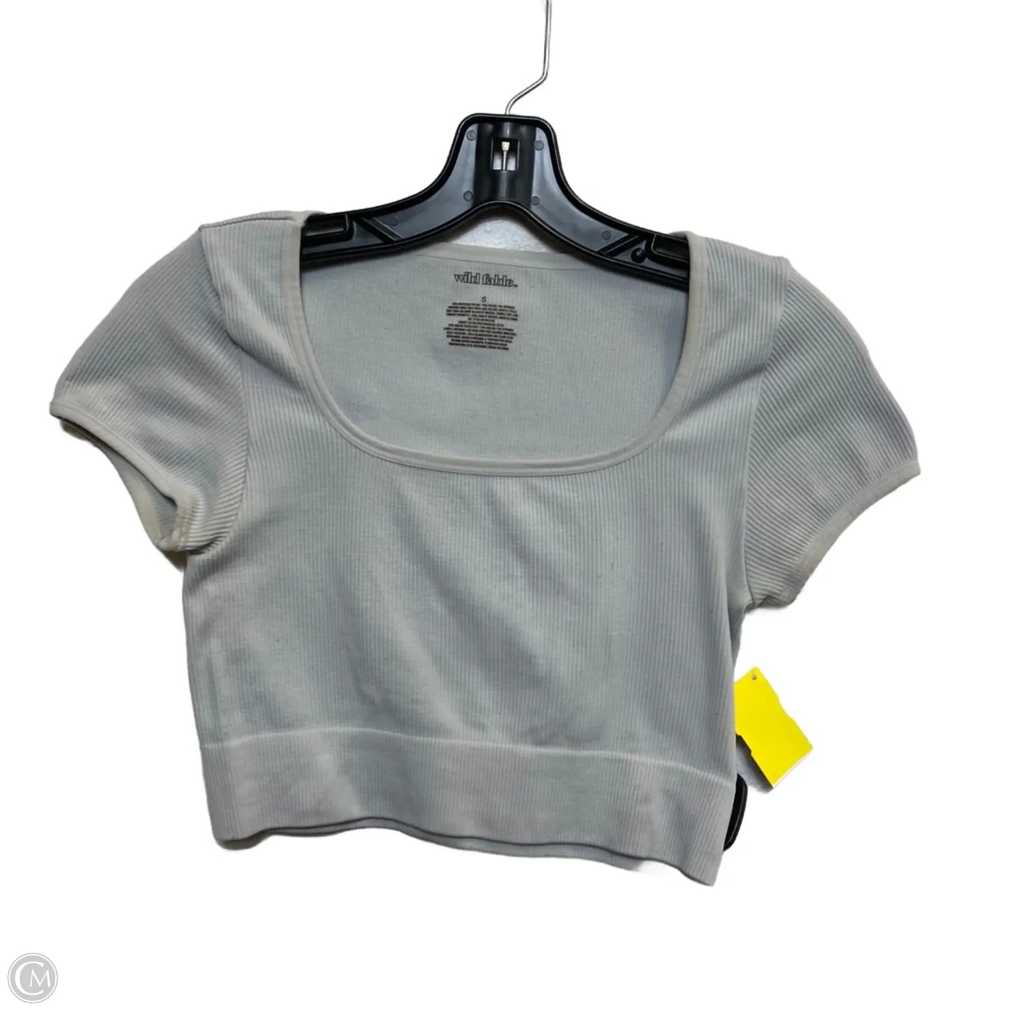 Athletic Top Short Sleeve By Wild Fable In Grey, Size: S