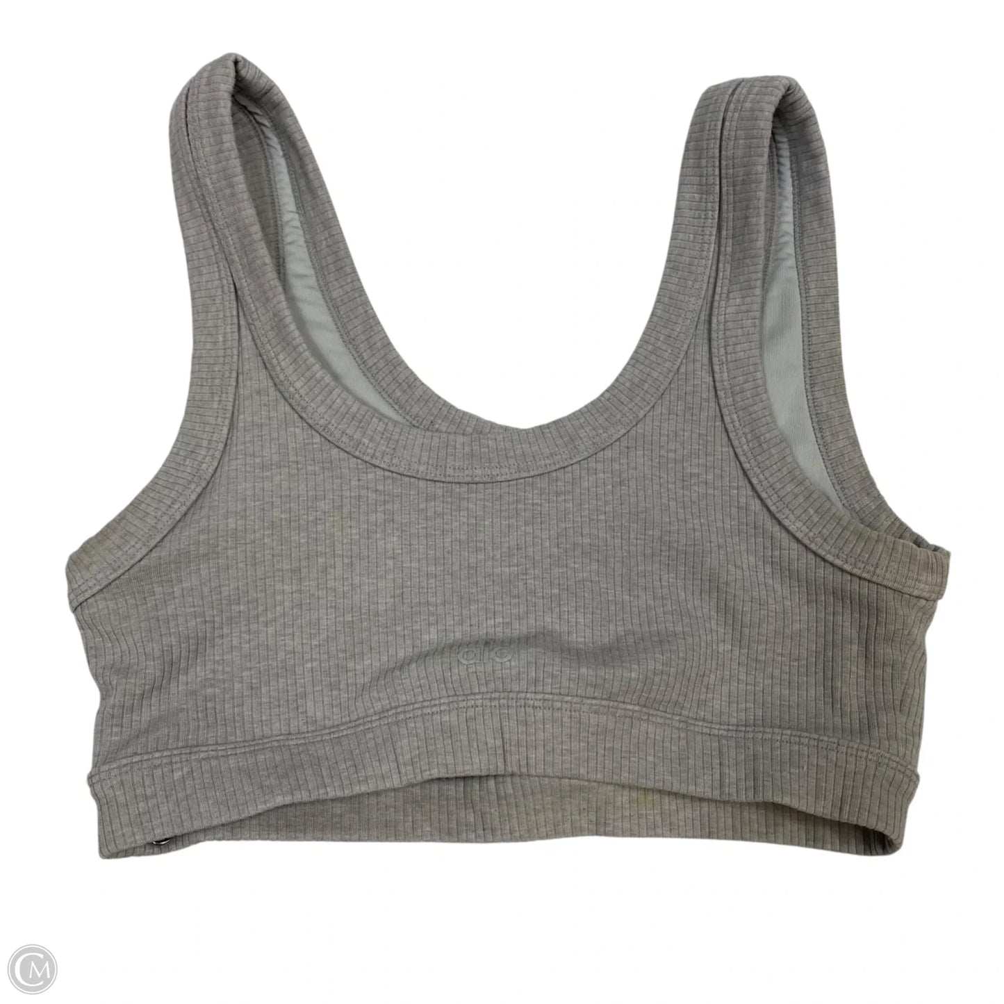 Athletic Bra By Alo In Grey, Size: M