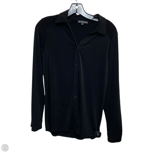 Top Long Sleeve By Adrianna Papell In Black, Size: S