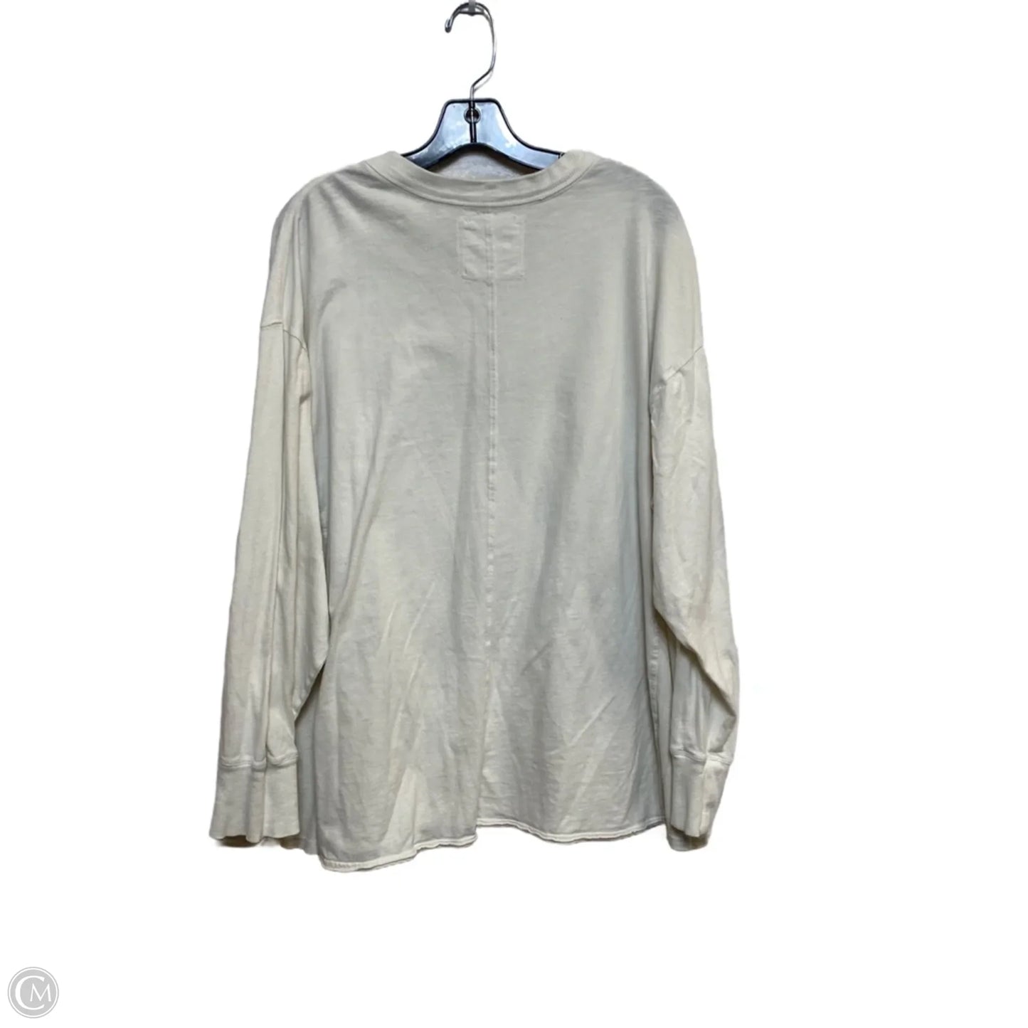 Top Long Sleeve By Aerie In Cream, Size: Xl