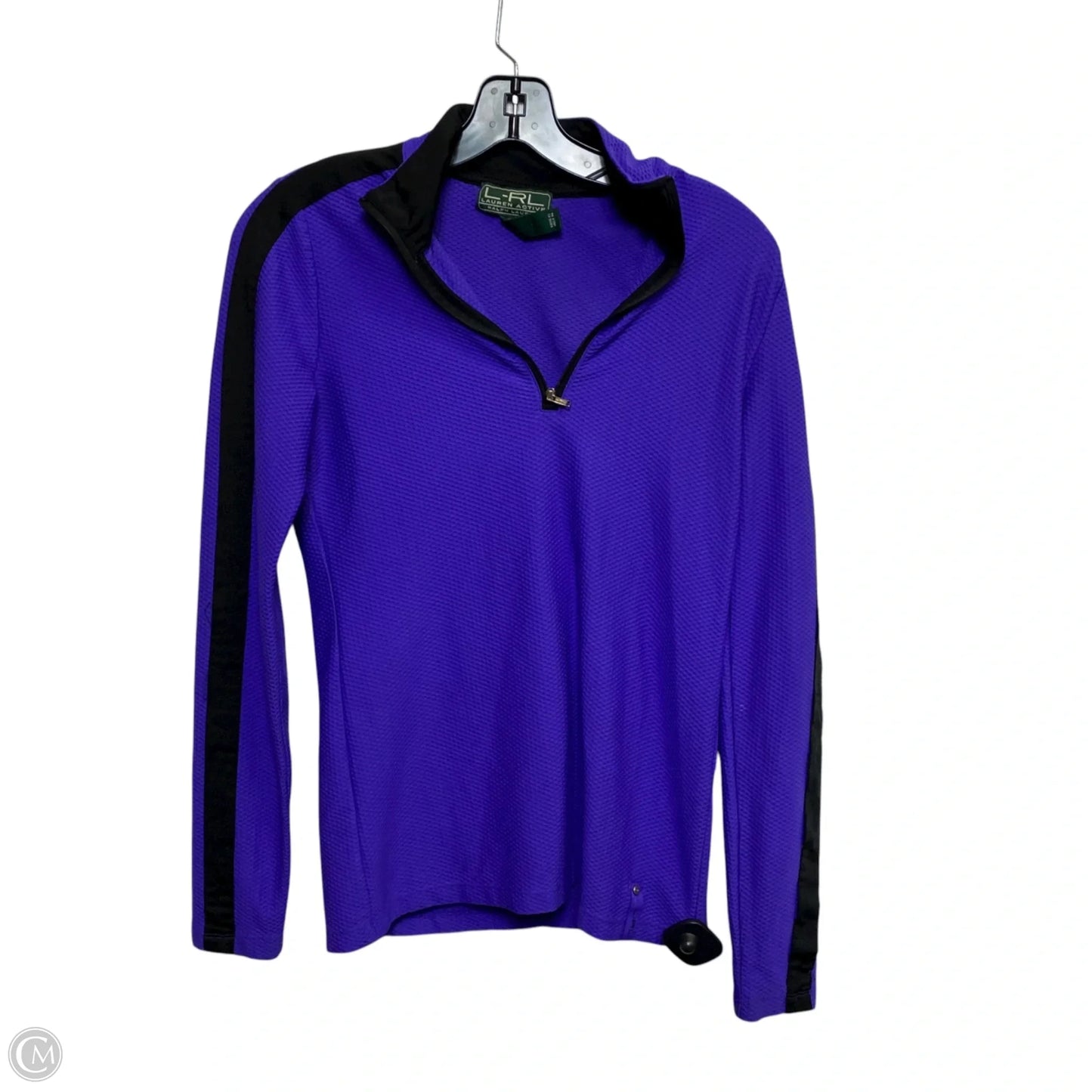 Athletic Jacket By Ralph Lauren In Purple, Size: S