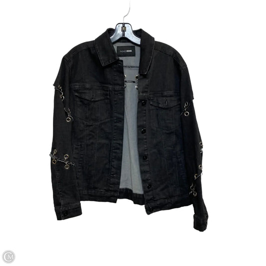 Jacket Denim By Fashion Nova In Black, Size: S