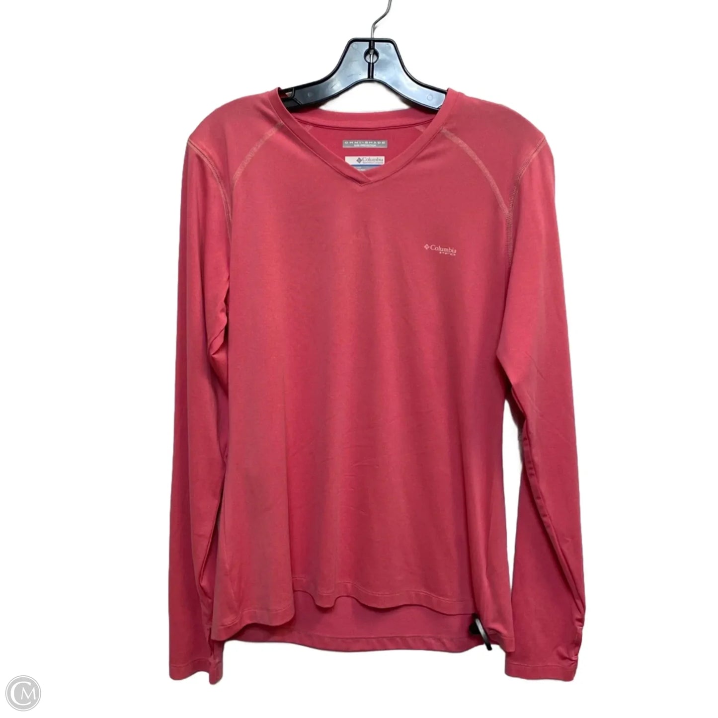 Athletic Top Long Sleeve Crewneck By Columbia In Pink, Size: S