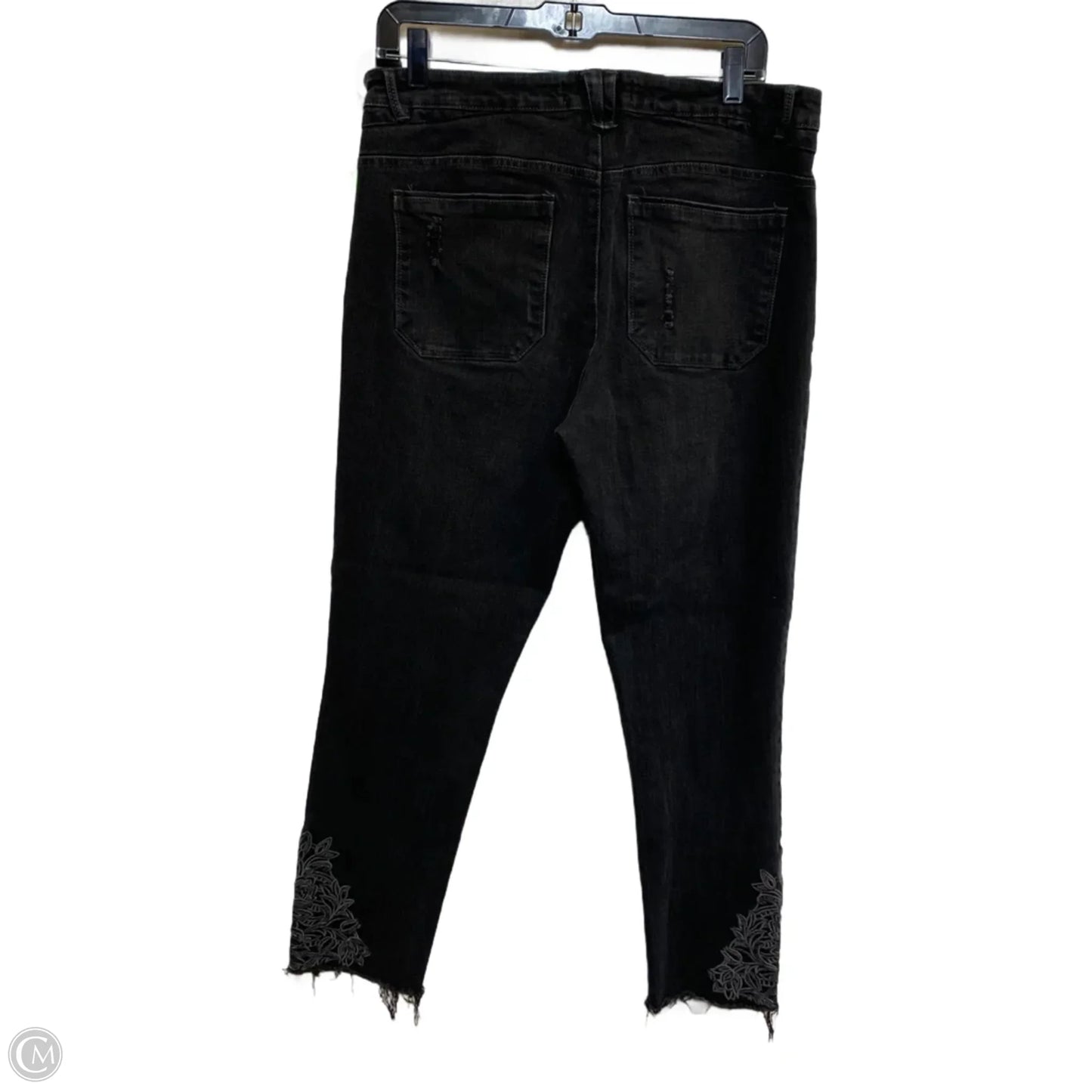 Jeans Straight By Gloria Vanderbilt In Black, Size: 10p