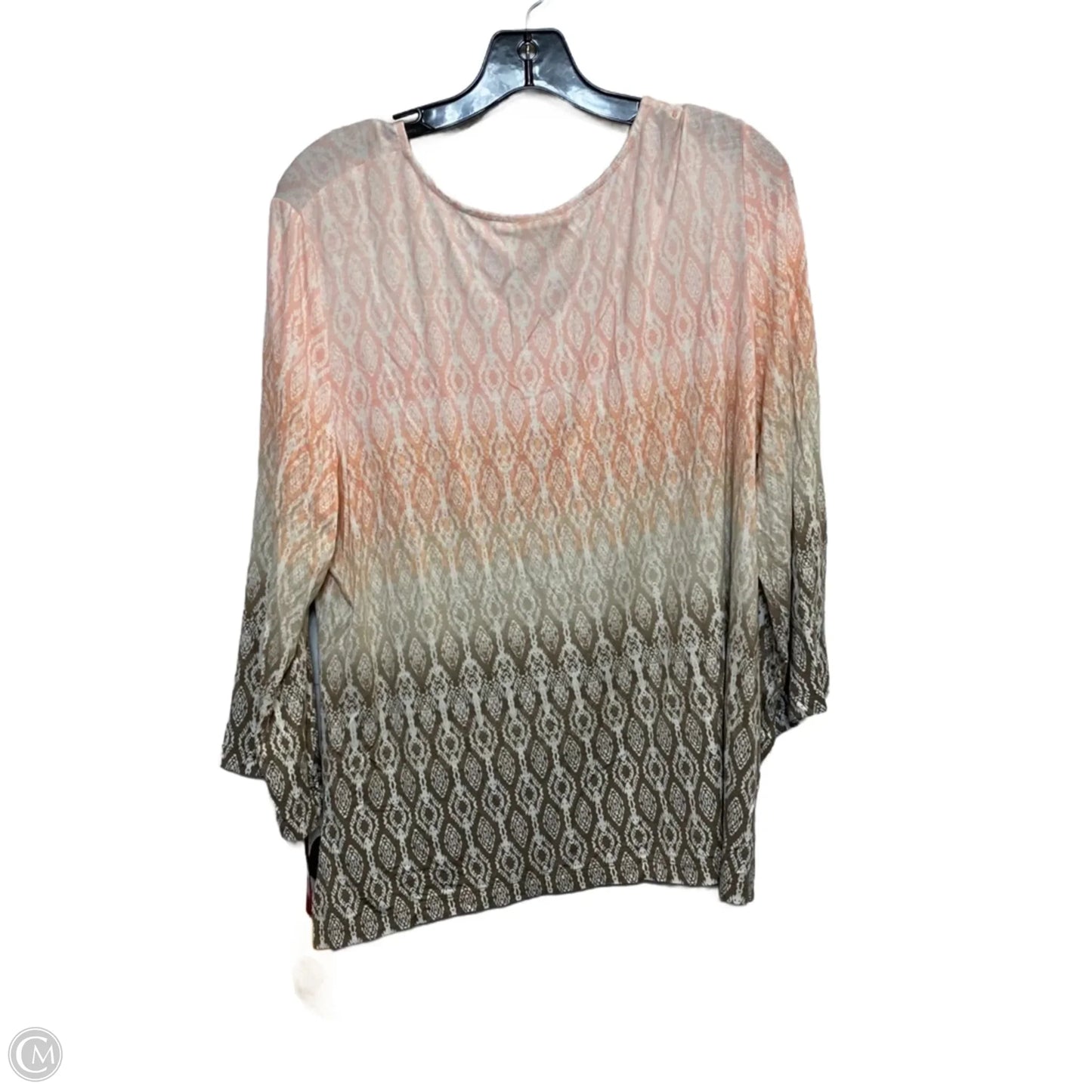 Top Long Sleeve By Ruby Rd In Multi-colored, Size: Xlp