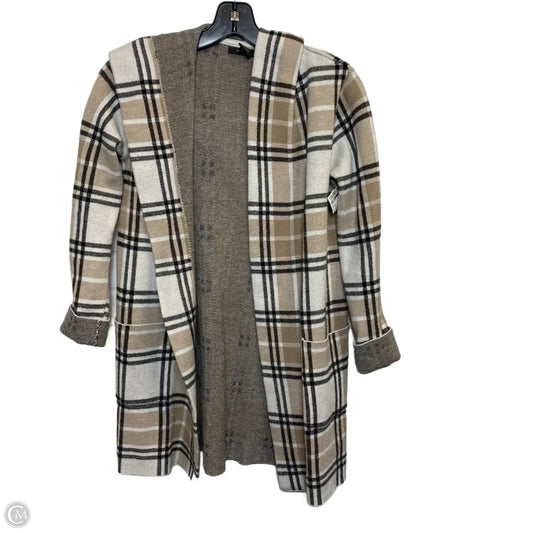 Cardigan By Tahari In Tan, Size: Xs
