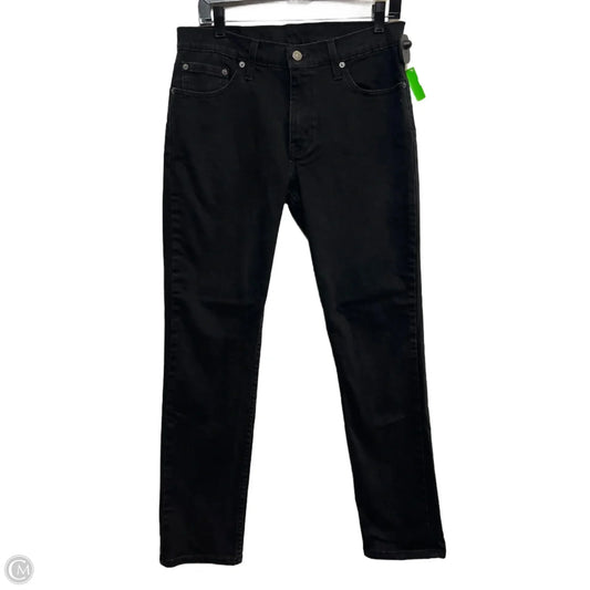 Jeans Straight By Levis In Black, Size: 14