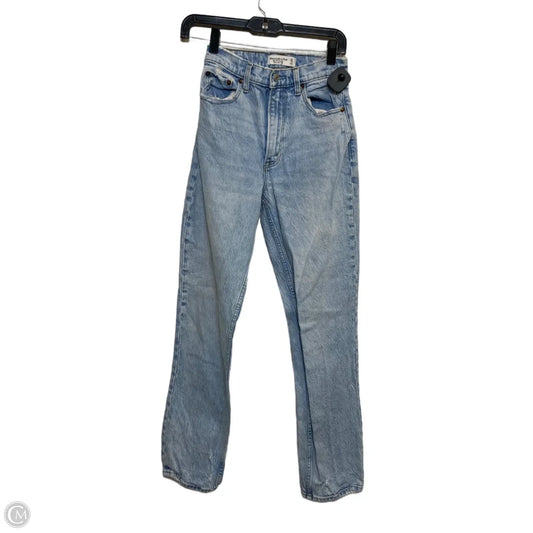 Jeans Straight By Abercrombie And Fitch In Blue, Size: 2