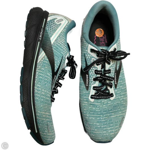 Shoes Athletic By Brooks In Green, Size: 8.5
