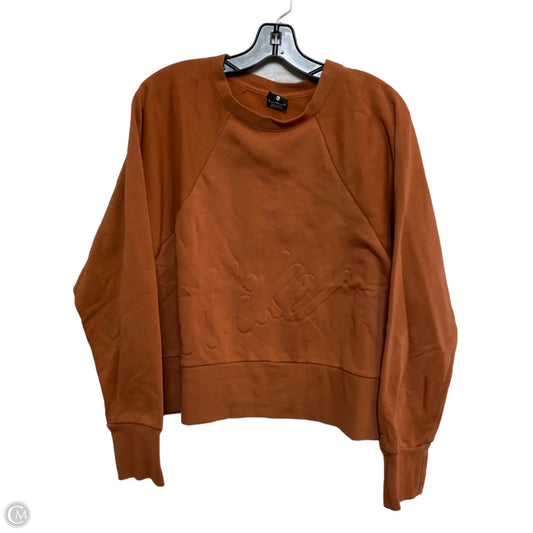 Sweatshirt Crewneck By Nike In Orange, Size: Xl
