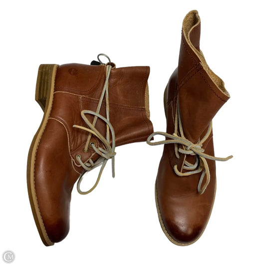 Boots Ankle Flats By Timberland In Brown, Size: 9.5