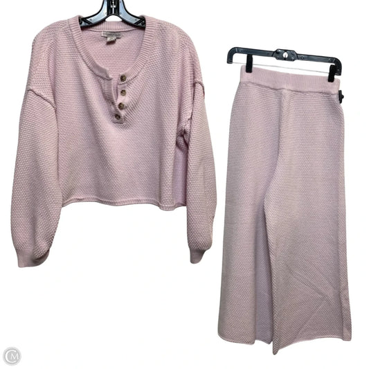 Lounge Set Pants By Sincerely Jules In Pink, Size: M