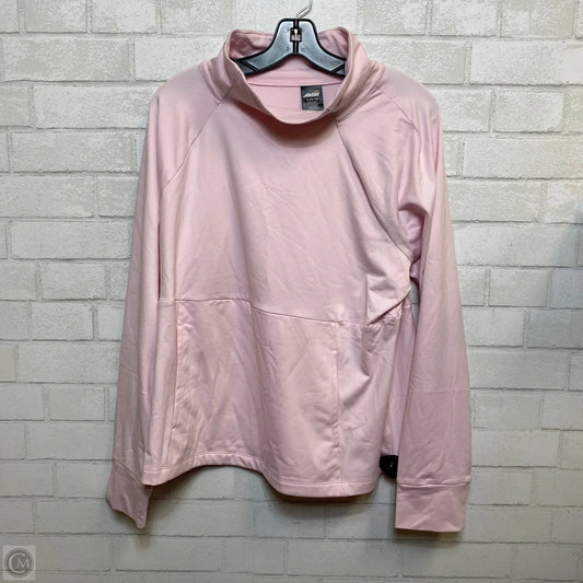 Athletic Top Long Sleeve Crewneck By Avia In Pink, Size: L