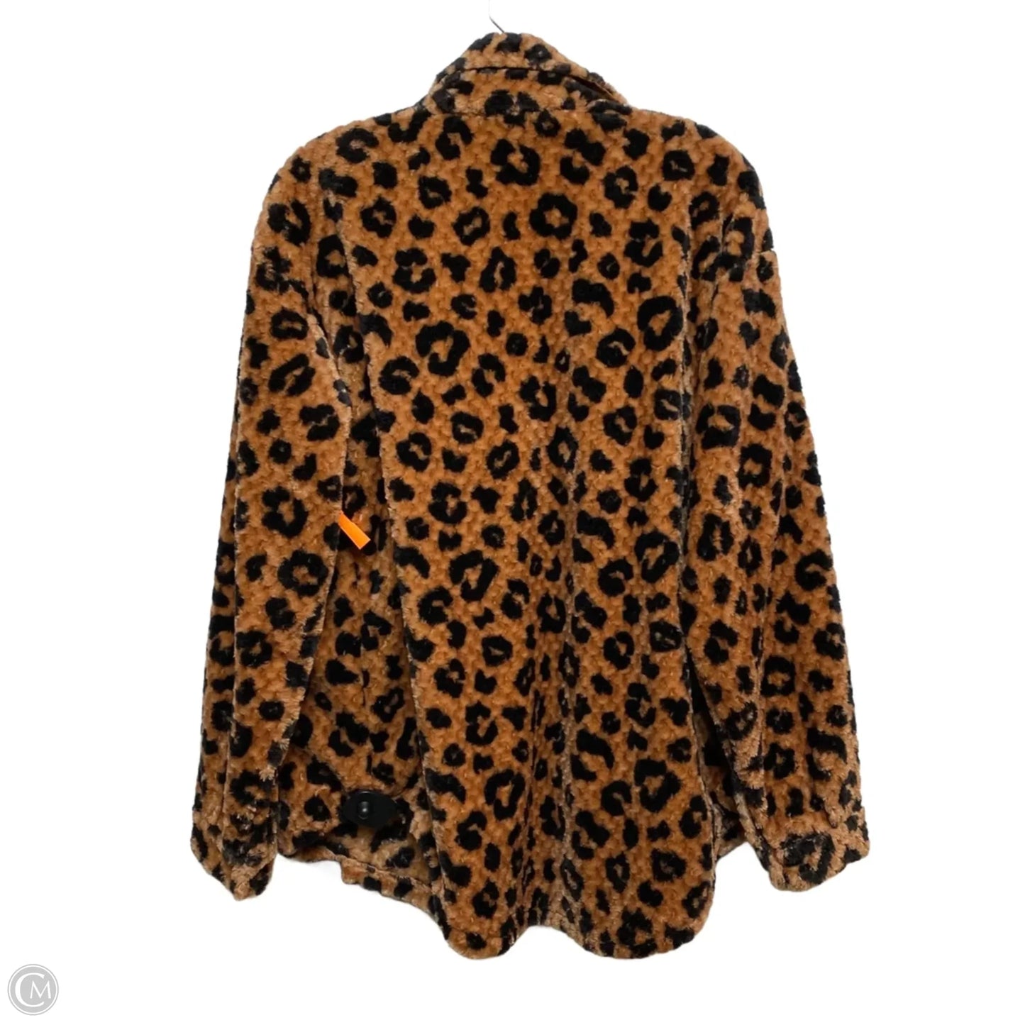 Jacket Fleece By Simply Southern In Animal Print, Size: L
