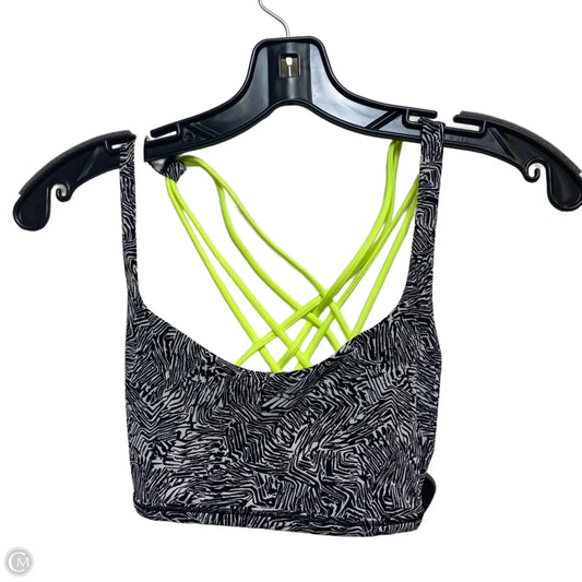 Athletic Bra Designer By Lululemon In Black, Size: S